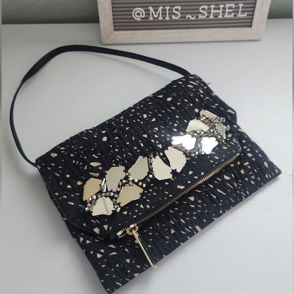 🌸Dorothee Schumacher Flap Over Clutch /Mini Bag - Picture 1 of 9
